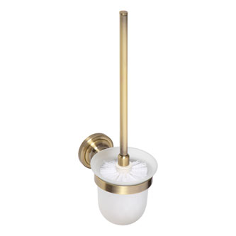 toilet brush wall mounted  bronze color