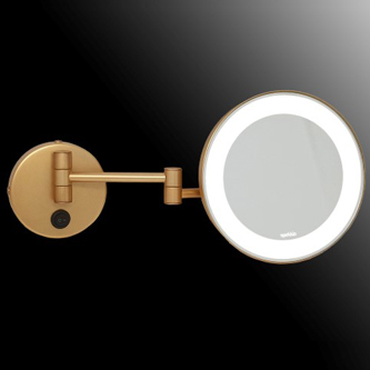 Gold mirror for bathroom  - SPEKKIO 256 ORO