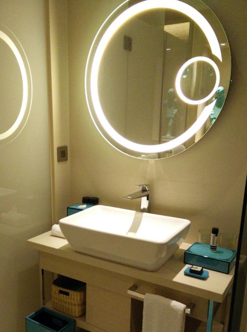 mira mirror with built in cosmetic mirror - 2